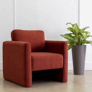 Sunpan Ryanne Armchair - Treasure Russet - Lifestyle