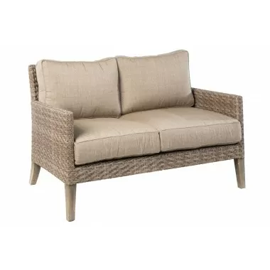 Alfresco Home Cornwall Deep Seating Love Seat - Front Side Angle