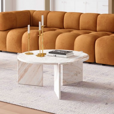 Lancaster Coffee Table Natural - Lifestyle