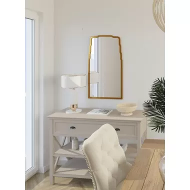 Landen Gold Wall Mirror - Lifestyle