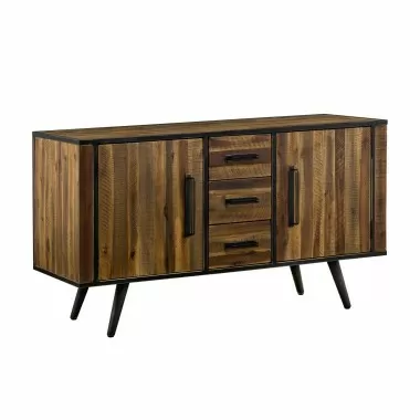 Cusco Acacia Rustic Buffet Cabinet - Angled