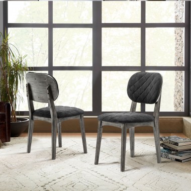 Katelyn Midnight Open Back Dining Chair - Set of 2  - Lifestyle