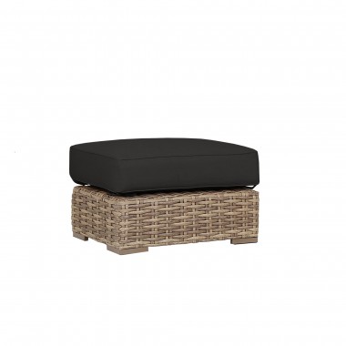 Havana Ottoman in Spectrum Carbon w/ Self Welt - Front Side Angle