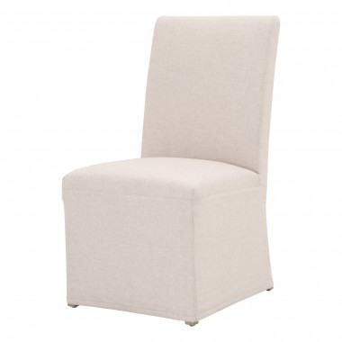 Essentials For Living Levi Dining Chair in Jute - Front Side Angle