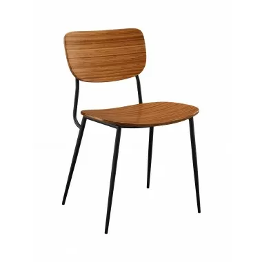Greenington Soho Chair Amber - Set of Two - Front Side Angle
