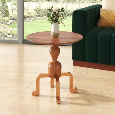 Aeon Castello Solid Wood Side Table Main
