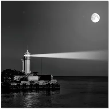 J&M Furniture Acrylic Wall Art Light House | SH-71594A