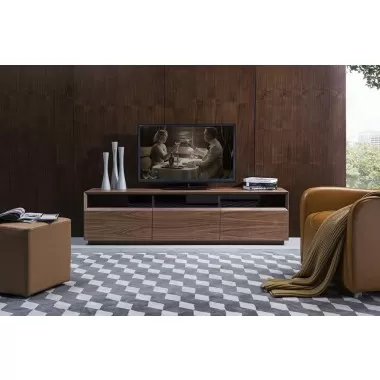 J&M Furniture Lisa TV Stand in Walnut Room View