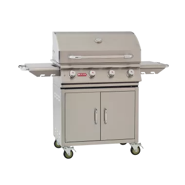 Bull BBQ Lonestar "Select" Complete Cart LP - Front and Closed