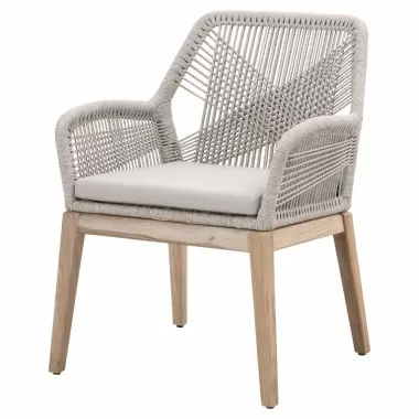 Essentials For Living Loom Outdoor Armchair - Front Side Angle