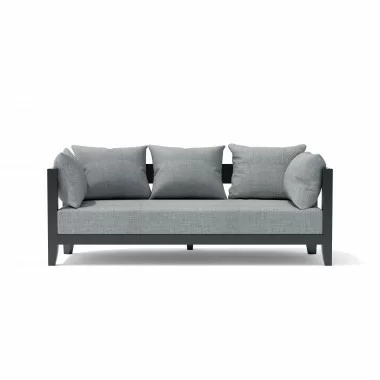 Anderson Teak Coronado Deep Seating Aluminum Sofa front