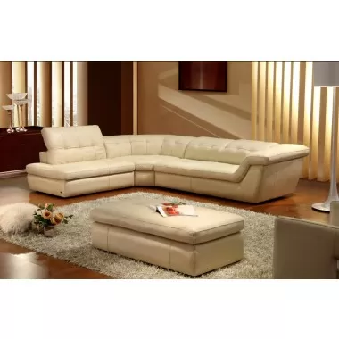 J&M Furniture 397 Italian Leather Sectional