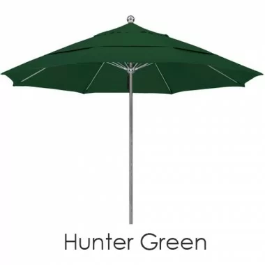 California Umbrella 11'S Steel SinglePole FGlass Ribs M Umbrella DV Anodized - Olefin