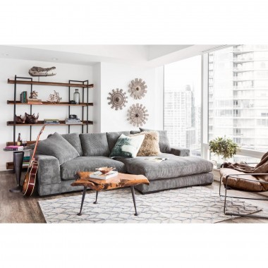 Moe's Home Collection Vancouver Bookshelf Large in Light Brown - Lifestyle
