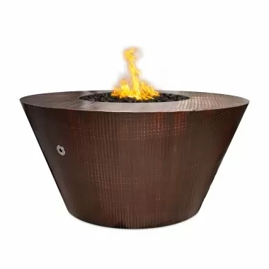 The Outdoor Plus Martillo Round Copper Fire Pit 