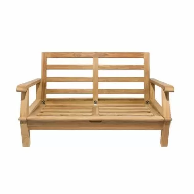 Royal Teak Miami Love Seat / 2-Seater / FRAME ONLY