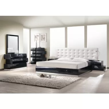 J&M Furniture Milan Black Bedroom Collection