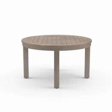Sunset West Laguna 50" Round Dining Table - Front Side Angle