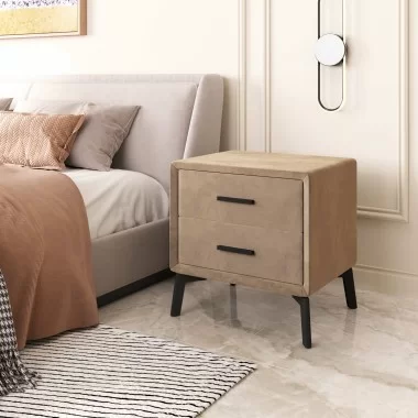 Montana Side Table Brown - Lifestyle