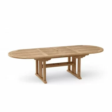 Anderson Teak 106" Sahara Oval double Extension Table-1