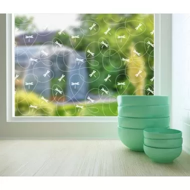 Odhams Press Dragonflies Sheer Adhesive Window Film