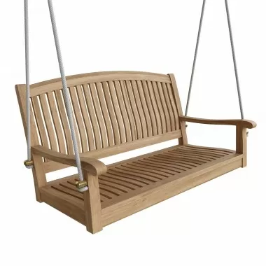 Anderson Teak Del-Amo 48" Round Swing Bench-1