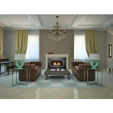 Sierra Flame Newcomb 36 Direct Vent Linear Gas Fireplace - Lifestyle