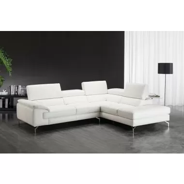 J&M Furniture Nila Premium Leather Sectional Left