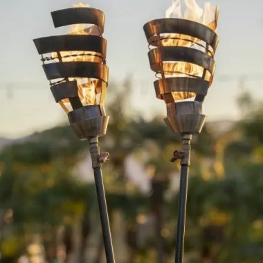 The Outdoor Plus Spiral Torch - Stainless Steel