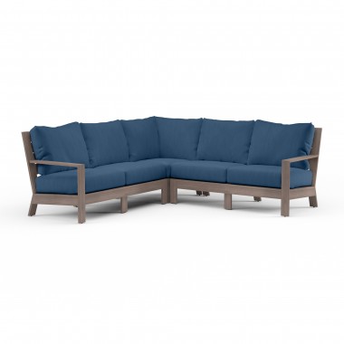 Laguna Sectional in Spectrum Indigo, No Welt - Front Side Angle