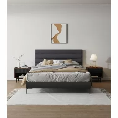 Manhattan Comfort Duane Modern Ribbed Nightstand Set