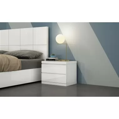 Whiteline Modern Living Anna Night Stand - Small - Lifestyle