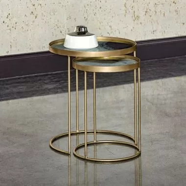 Sunpan Thalia Nesting Table - Set of Two - Lifestyle