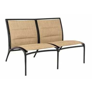 Woodard Orion Padded Sling Armless Love Seat