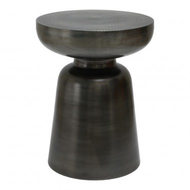 Moe's Home Collection Arthur Accent Table - Antique Zinc - Front Angle