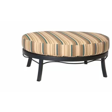 Woodard Et Cetera Woodard Aluminum Universal Oval Ottoman