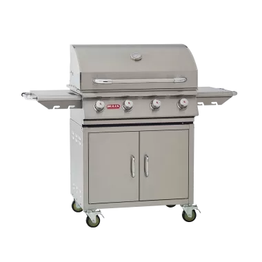 Bull BBQ Outlaw Complete Cart LP/NG - Angled and Close-up