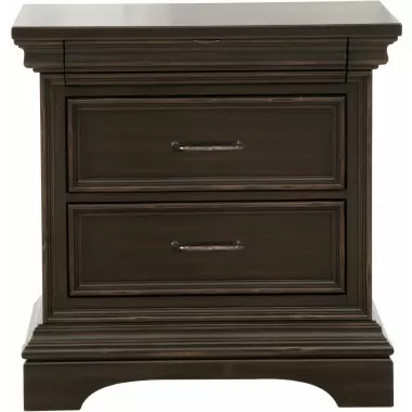 Pulaski Furniture Caldwell 2 Drawer Nightstand Front