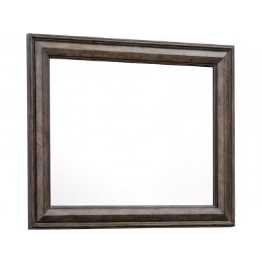 Pulaski Furniture Woodbury Rectangular Mirror in Cowboy Boots Brown-1