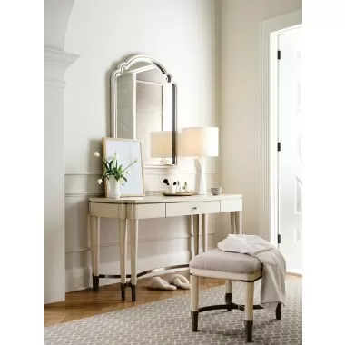 Pulaski Furniture Grace Vanity and Mirror Set with Stool