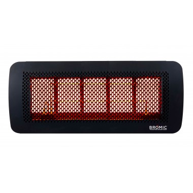 Bromic Tungsten Smart-Gas 500 Radiant Heat Patio Heater, Front Angle