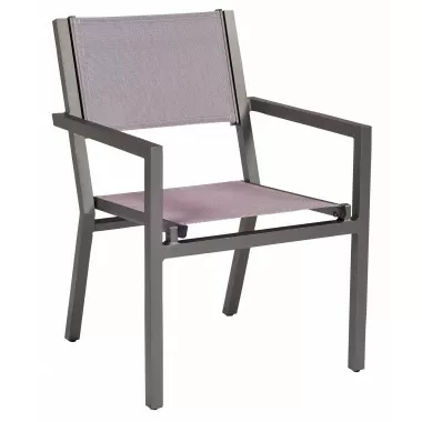 Woodard Palm Coast Sling Dining Armchair - Stackable