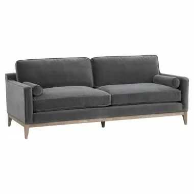 Essentials For Living Parker 86" Post Modern Sofa - Front Side Angle