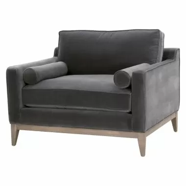 Essentials For Living Parker Post Modern Sofa Chair - Front Side Angle