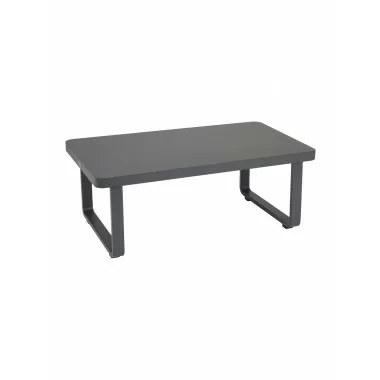 Palm Beach Coffee Table - Aluminum - Angled