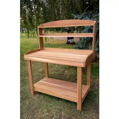 All Things Cedar Potting Bench - Lifestyle