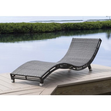 Panama Jack Outdoor Graphite Curve Chaise Lounge Outdoor