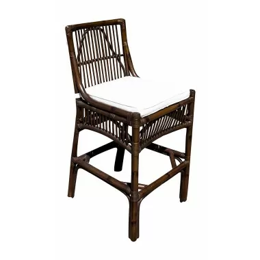 Panama Jack Sunroom Bora Bora Barstool with Cushion