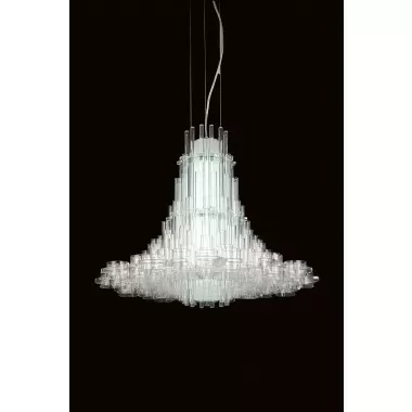 Sasha Pendant Lamp White Acrylic - Lifestyle