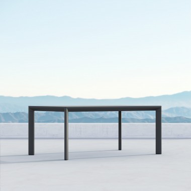 Azzurro Living Porto 72 Dining Table Charcoal